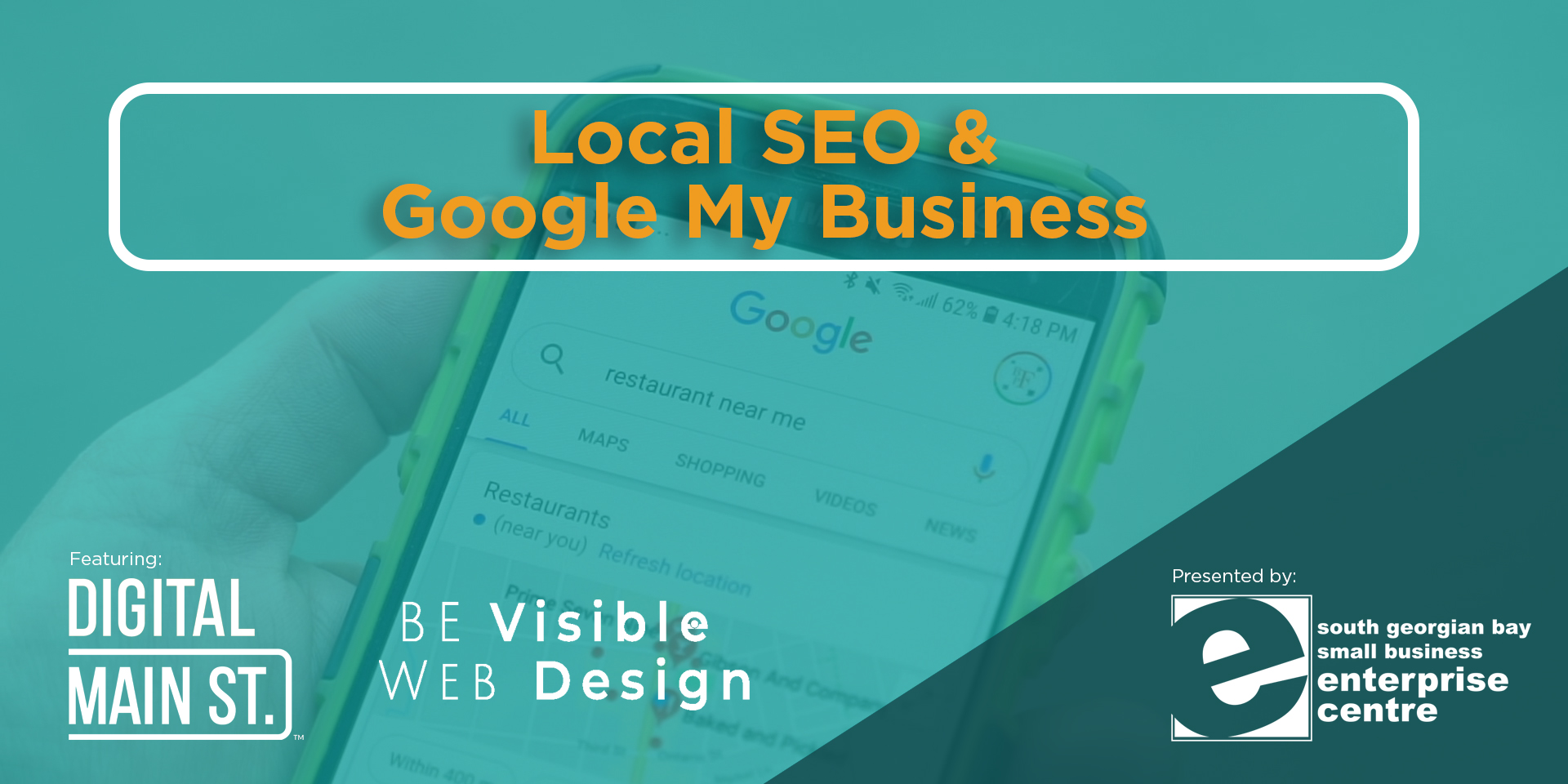 Access to webinar on Local SEO & Google My Business