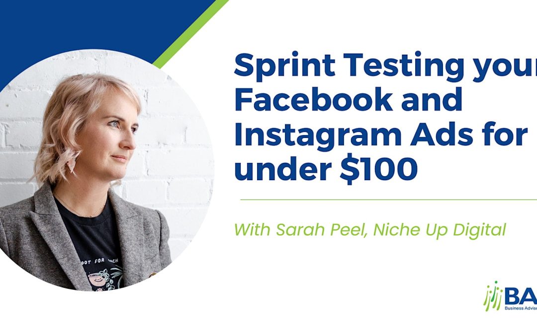 Sprint Testing your Facebook and Instagram Ads for under $100